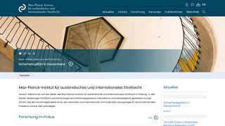 
                            3. Max-Planck-Institut für ausländisches und internationales Strafrecht