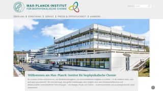 
                            3. Max-Planck-Institut für biophysikalische Chemie: Startseite