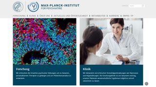 
                            4. Max Planck Institut für Psychiatrie: Startseite