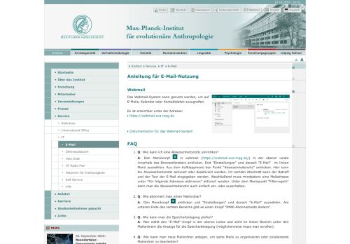 
                            3. Max-Planck-Institut Leipzig | E-Mail