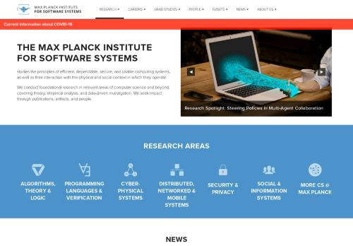 
                            11. Max Planck Institute for Software Systems: MPI SWS