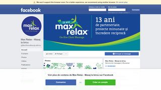 
                            4. Max Relax - Masaj la birou - Accueil | Facebook