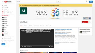 
                            3. MAX RELAX - YouTube