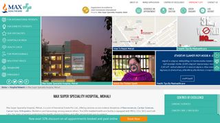 
                            3. Max Super Speciality Hospital, Mohali | Max Hospital