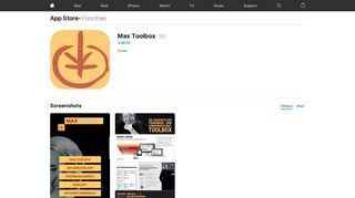 
                            6. Max Toolbox im App Store - iTunes - Apple