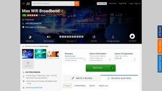 
                            5. Max Wifi Broadband - Internet Service Providers in Jalna - Justdial