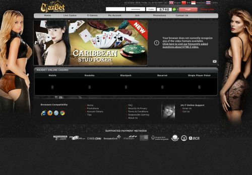 
                            6. MaxBet Online Casino
