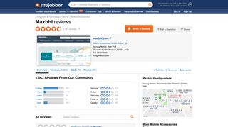 
                            5. Maxbhi Reviews - 996 Reviews of Maxbhi.com | Sitejabber