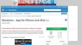 
                            5. Maxdome - App für iPhone und iPad | heise Download