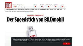 
                            2. Maximale Flexibilität: Das ist der Speedstick von BILDmobil - Digital ...