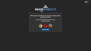 
                            1. MaxiMarkets - Login