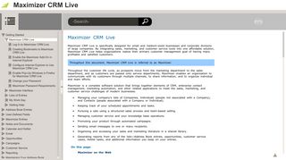 
                            11. Maximizer CRM Live