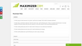 
                            11. Maximizer FAQs - Maximizer CRM