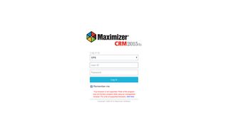 
                            4. Maximizer Web Access - CentrePoint Software