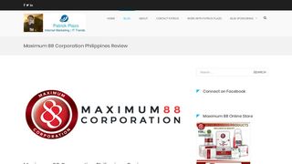 
                            7. Maximum 88 Corporation Philippines | Detailed Review - Patrick Plazo