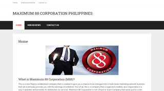 
                            5. Maximum 88 Corporation Philippines | The Best MLM Company