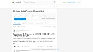 
                            8. Maximus Digital Fomento Mercantil Ltda - JusBrasil