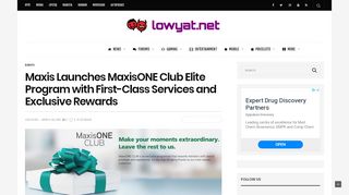 
                            4. Maxis Launches MaxisONE Club Elite Program with First ...