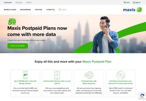 
                            3. MaxisONE Plan - Postpaid Plan | Maxis