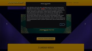 
                            6. MAXISTOTO | Bandar Togel Online 3 Prize Indonesia