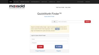 
                            5. Maxsold - Quick Worth Finder
