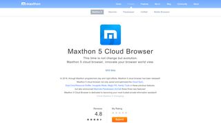 
                            5. Maxthon 5 Browser | Fast & Safe Web Browser | Free Download