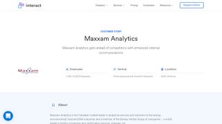 
                            7. Maxxam Analytics | Interact software - Interact Intranet