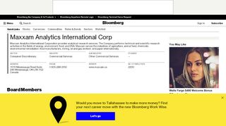 
                            8. Maxxam Analytics International Corporation: Private Company ...