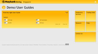 
                            13. Maybank Kim Eng - Demo/User Guides