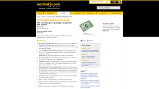 
                            5. Maybank2u.com - American Express® Card