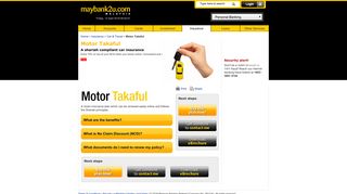 
                            10. Maybank2u.com - Motor Takaful