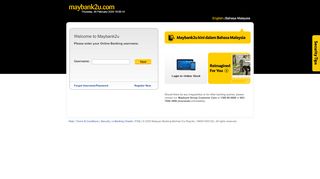 
                            4. Maybank2u.com Online Financial Services