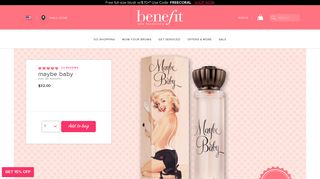 
                            10. maybe baby perfume | Benefit Cosmetics