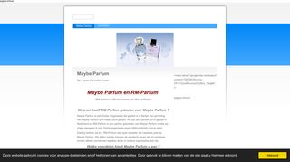 
                            4. Maybe parfum | maybeparfum.jouwweb.nl