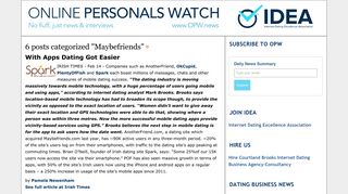 
                            5. Maybefriends - Online Personals Watch