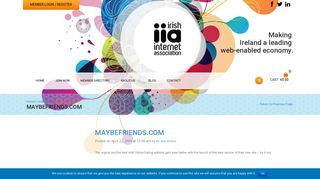 
                            2. MaybeFriends.com | Irish Internet Association