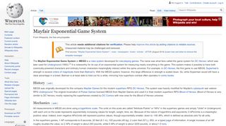 
                            6. Mayfair Exponential Game System - Wikipedia