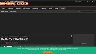 
                            11. May/Mac PPV UFC CAN'T LOGIN!? | Sherdog Forums | UFC, MMA & Boxing ...