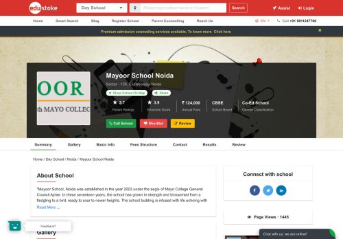 
                            13. Mayoor School Noida, Raipur Khadar, Sector 125, Noida | Fee ...