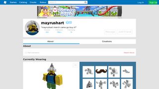 
                            9. mayrushart - Profile - Roblox