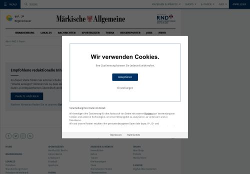 
                            6. MAZ E-Paper – MAZ - Märkische Allgemeine