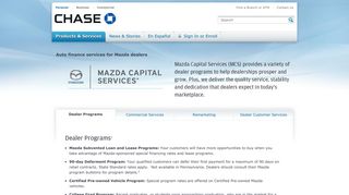 
                            4. Mazda Capital Services | Dealer Services | Auto Retail Lending