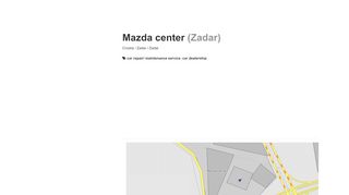 
                            9. Mazda center - Zadar - Wikimapia