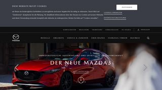 
                            3. Mazda Deutschland: Willkommen