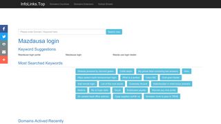 
                            9. Mazdausa login Search - InfoLinks.Top