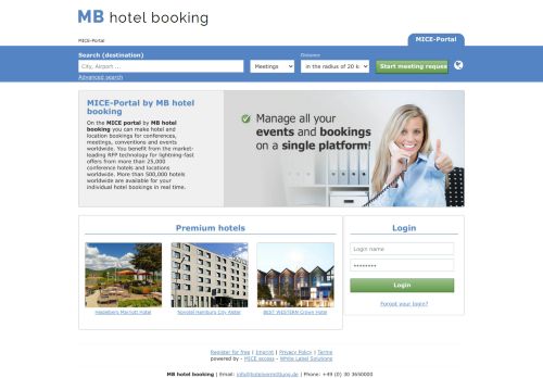 
                            5. MB hotel booking MICE-Portal