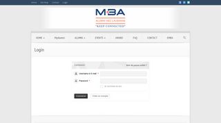 
                            11. MBA Alumni Association of HEC Lausanne » Login