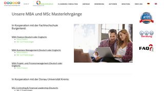 
                            5. MBA und MSc – Fernstudium, eLearning Consulting