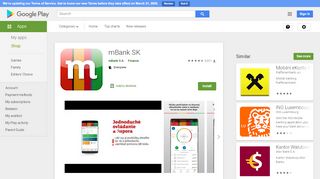 
                            7. mBank SK - Apps on Google Play