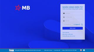 
                            2. MBBank eBank Login Page